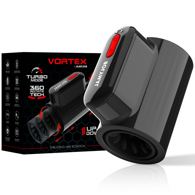 JAMYJOB - VORTEX THRUSTING AND 360 ROTATE TECH TURBO MODE MASTURBATOR - 1