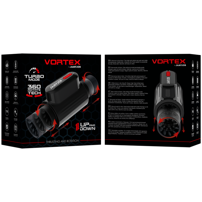 JAMYJOB - VORTEX THRUSTING AND 360 ROTATE TECH TURBO MODE MASTURBATOR - 2