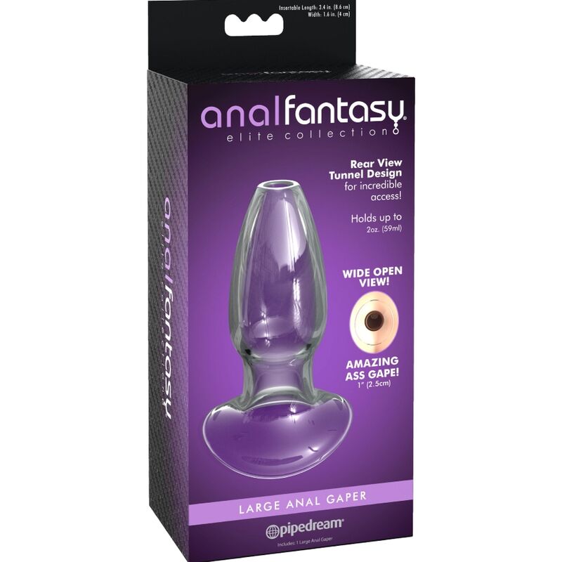 ANAL FANTASY ELITE COLLECTION - ANAL GAPER CRYSTAL DILATOR SIZE M - 1