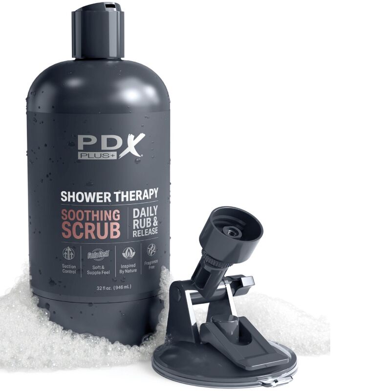 PDX PLUS - MASTURBATORE STROKER DESIGN DISCRETO DELLA BOTTIGLIA SCRUB LENITIVO SHAMPOO ALLA CARAMELLA