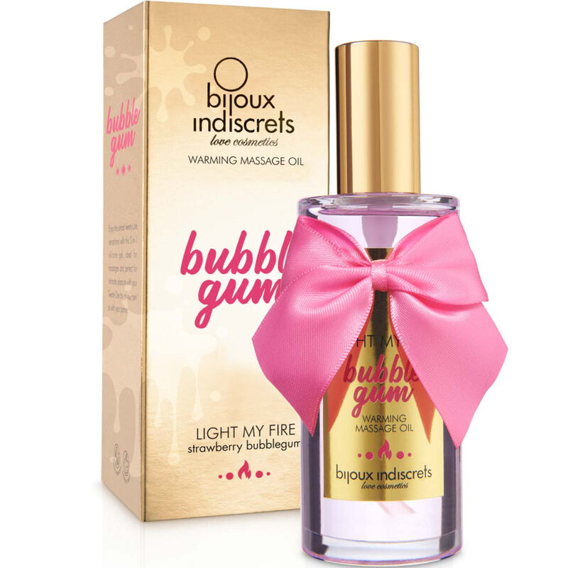 BIJOUX - INDISCRETS LIGHT MY FIRE MASSAGE OIL HEAT EFFECT GUM FLAVOR - 3