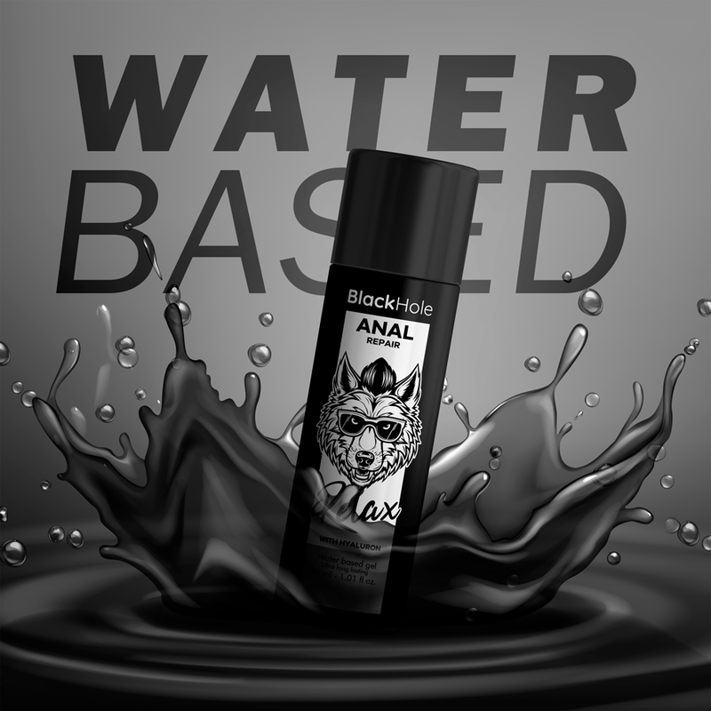 BLACK HOLE - ANAL REPAIR WATER BASED RELAX WITH HYALURON 30 ML - 5