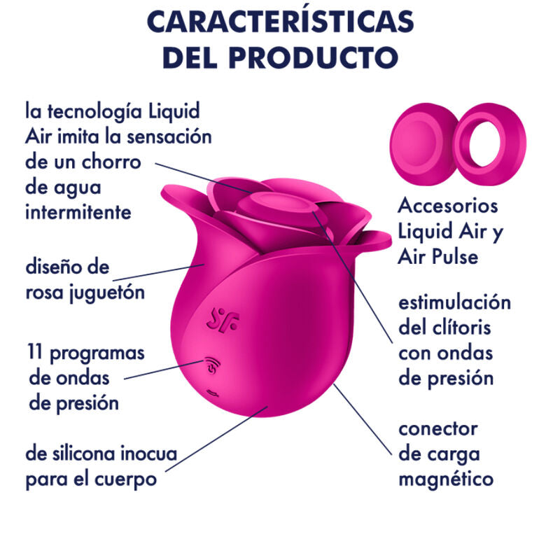 SATISFYER - AIR PULSE PRO 2 MODERN BLOSSOM VIBRATOR - 3