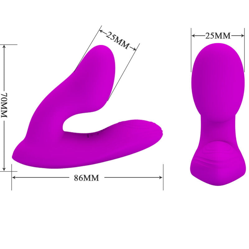 PRETTY LOVE - MELVIN CLITORIS MASSAGER WITH REMOTE CONTROL - 2