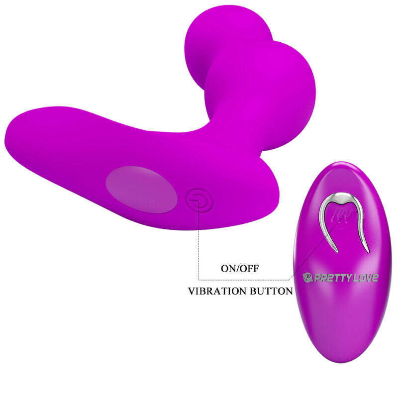 PRETTY LOVE - TERRANCE ANAL VIBRATOR MASSAGER WITH REMOTE CONTROL - 6