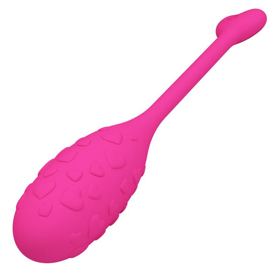 PRETTY LOVE - APP CONTROLLED PINK FISHER VIBRATING EGG - 1