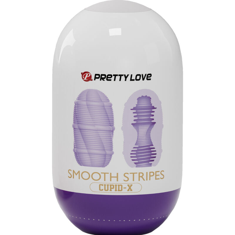 PRETTY LOVE - SMOOTH STRIPED CUPID MASTURBATOR EGG