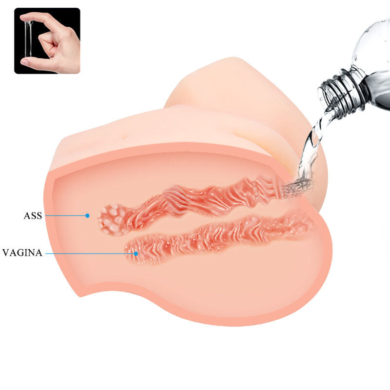 CRAZY BULL - REALISTIC VAGINA AND ANUS DOUBLE VIBRATION - 6