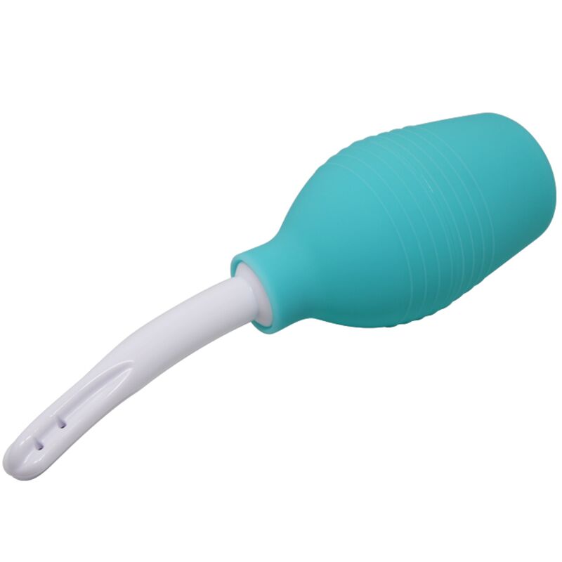 MR PLAY - DOUCHE ANALE EN CAOUTCHOUC BLEU POIRE