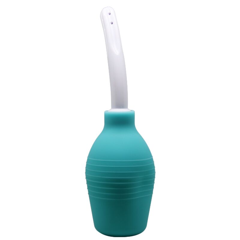 MR PLAY - DOUCHE ANALE EN CAOUTCHOUC BLEU POIRE
