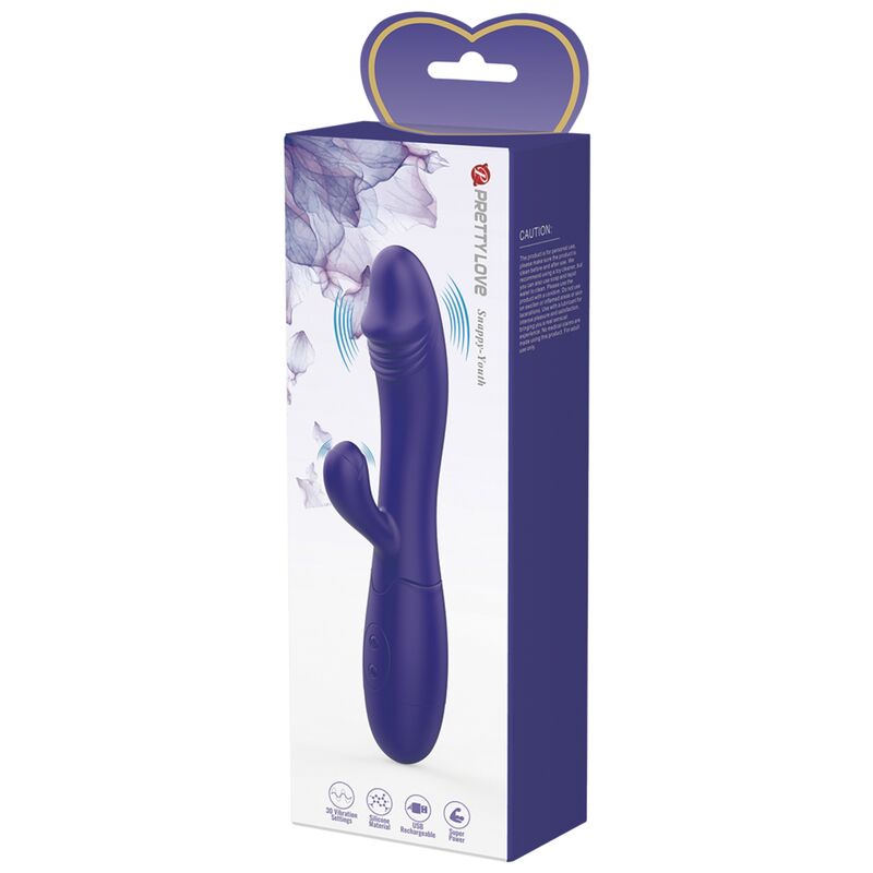 PRETTY LOVE - SNAPPY YOUTH VIBRATOR & G-SPOT STIMULATOR VIOLET - 8