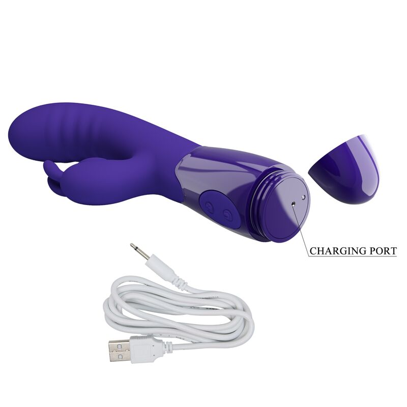PRETTY LOVE - CERBERUS YOUTH VIOLET RABBIT VIBRATOR - 6