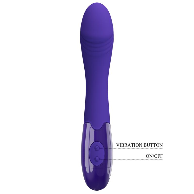 PRETTY LOVE - ELEMENTAL YOUTH VIOLET VIBRATOR DILDO - 6