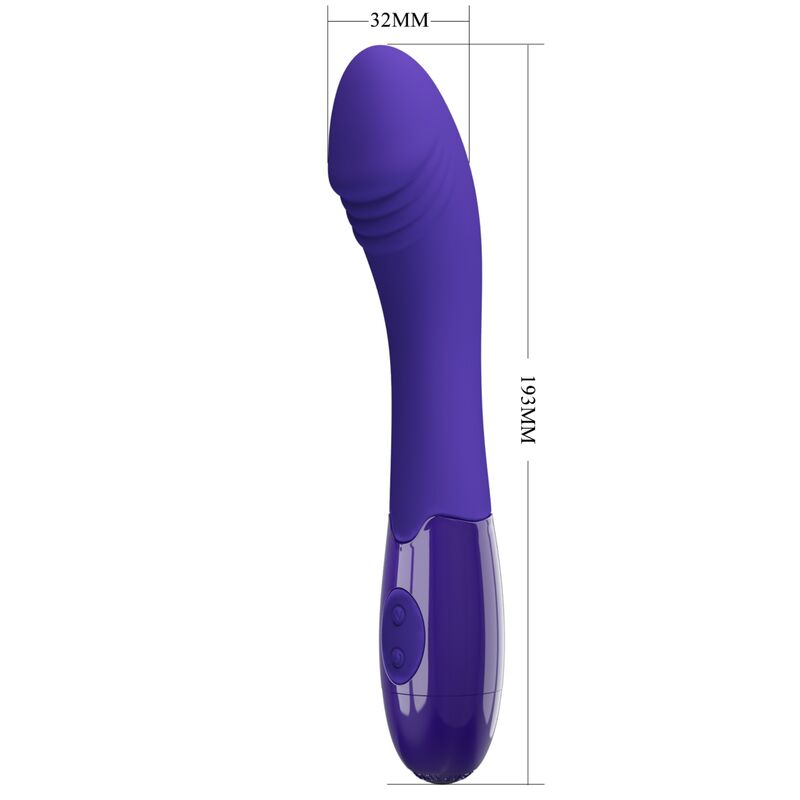 PRETTY LOVE - ELEMENTAL YOUTH VIOLET VIBRATOR DILDO - 3