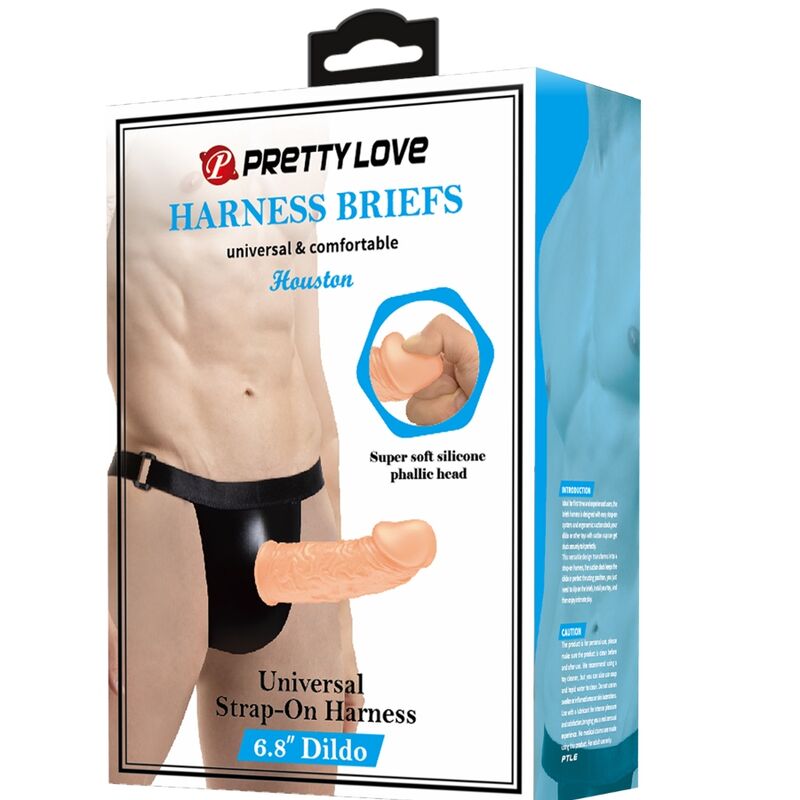 PRETTY LOVE - HARNNES BRIEFS WITH DIDLO INCLUDED - 6