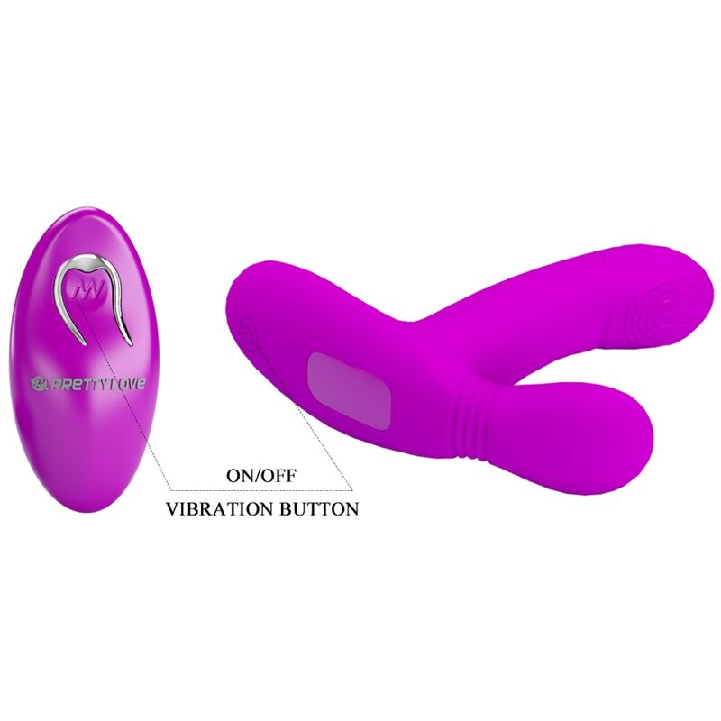 PRETTY LOVE - GERI CLITORIS MASSAGER PINK REMOTE CONTROL - 6