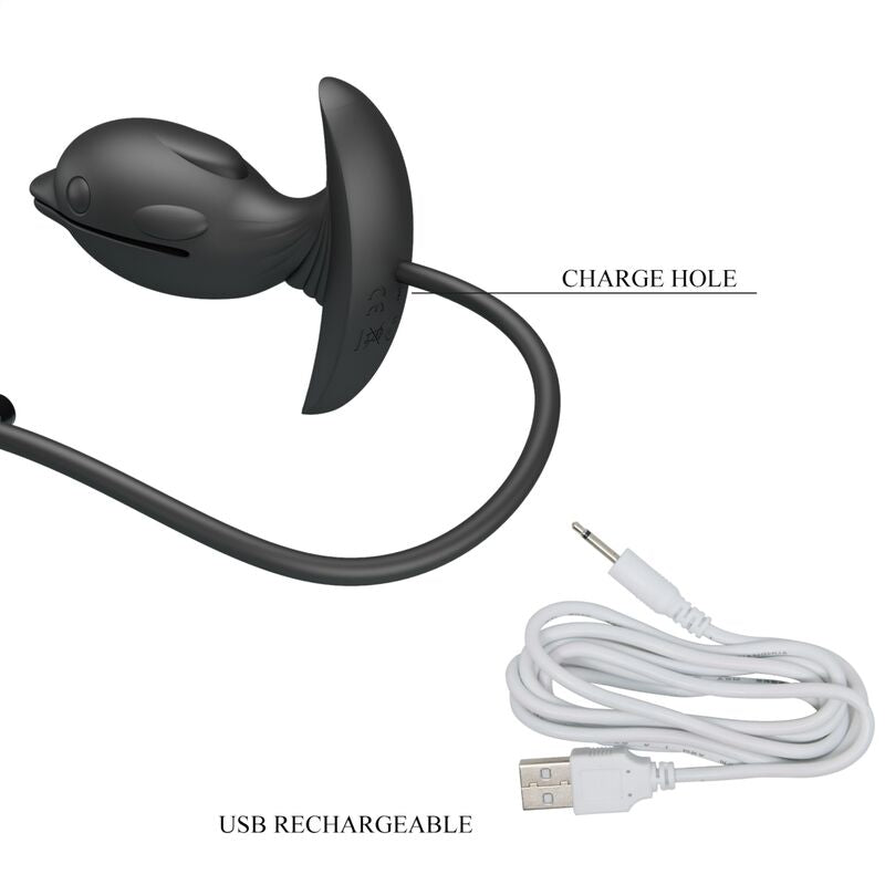 PRETTY LOVE - INFLATABLE & RECHARGEABLE DELFIN ANAL PLUG - 8