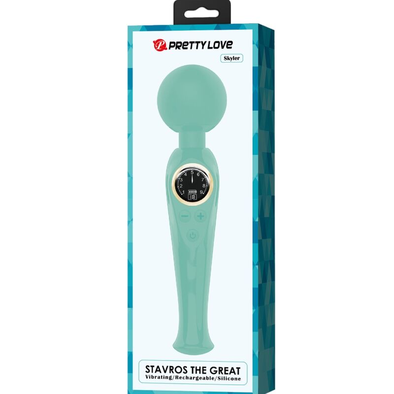 PRETTY LOVE - SKYLER GREEN WAND VIBRATOR - 8