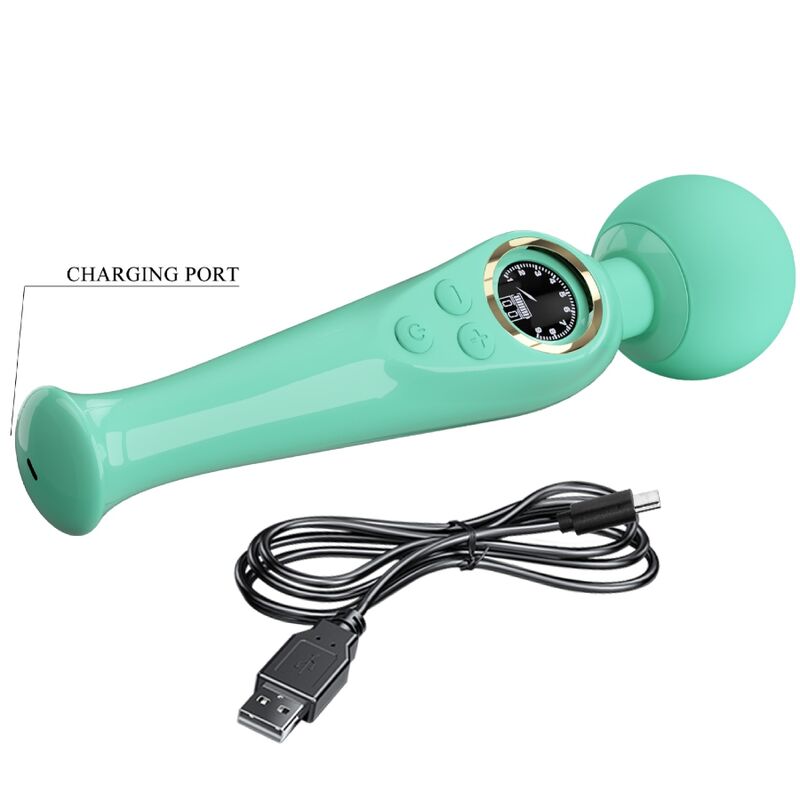 PRETTY LOVE - SKYLER GREEN WAND VIBRATOR - 5