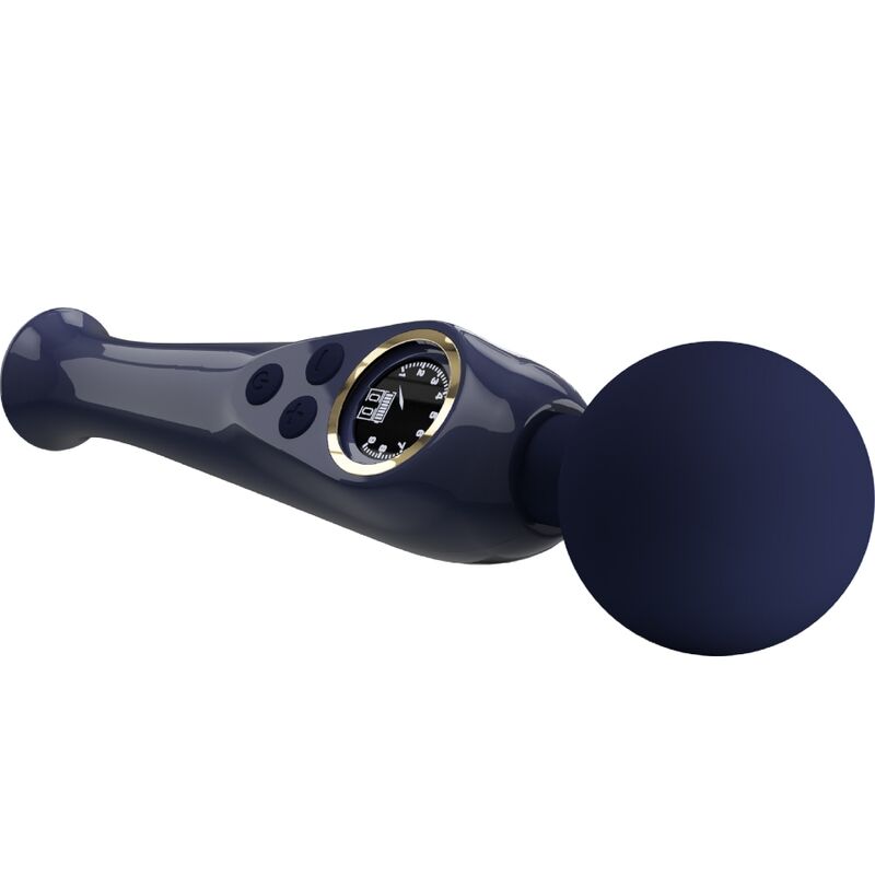 PRETTY LOVE - SKYLER VIBRATOR WAND BLUE - 4