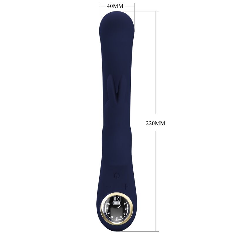 PRETTY LOVE - VIBRATEUR LAMAR RABBIT ET POINT G BLEU