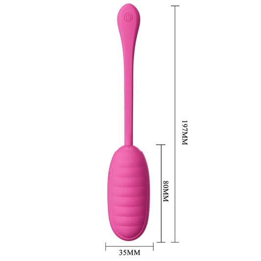 PRETTY LOVE - CATALINA PINK RECHARGEABLE VIBRATING EGG - 1