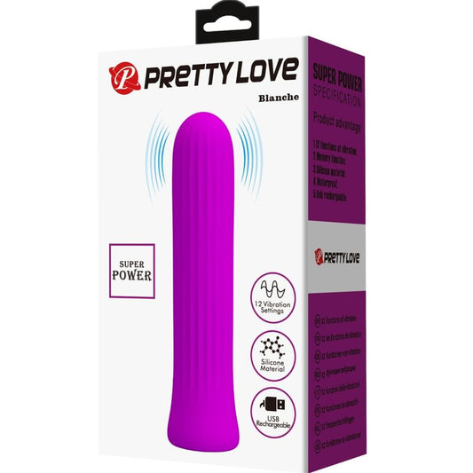 PRETTY LOVE - BLANCHE PINK STIMULATOR VIBRATOR - 1