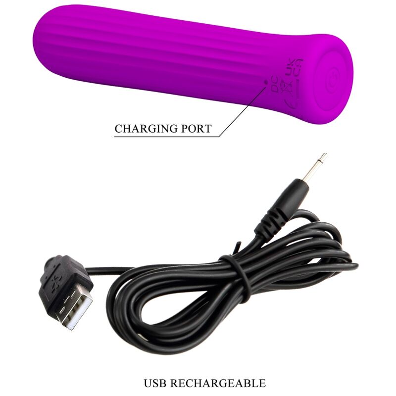 PRETTY LOVE - BLANCHE PINK STIMULATOR VIBRATOR - 2