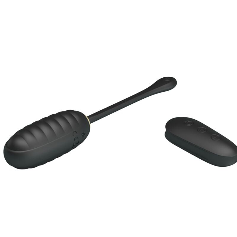 PRETTY LOVE - DOREEN LUXURY RECHARGEABLE VIBRATING EGG BLACK REMOTE CONTROL - 3