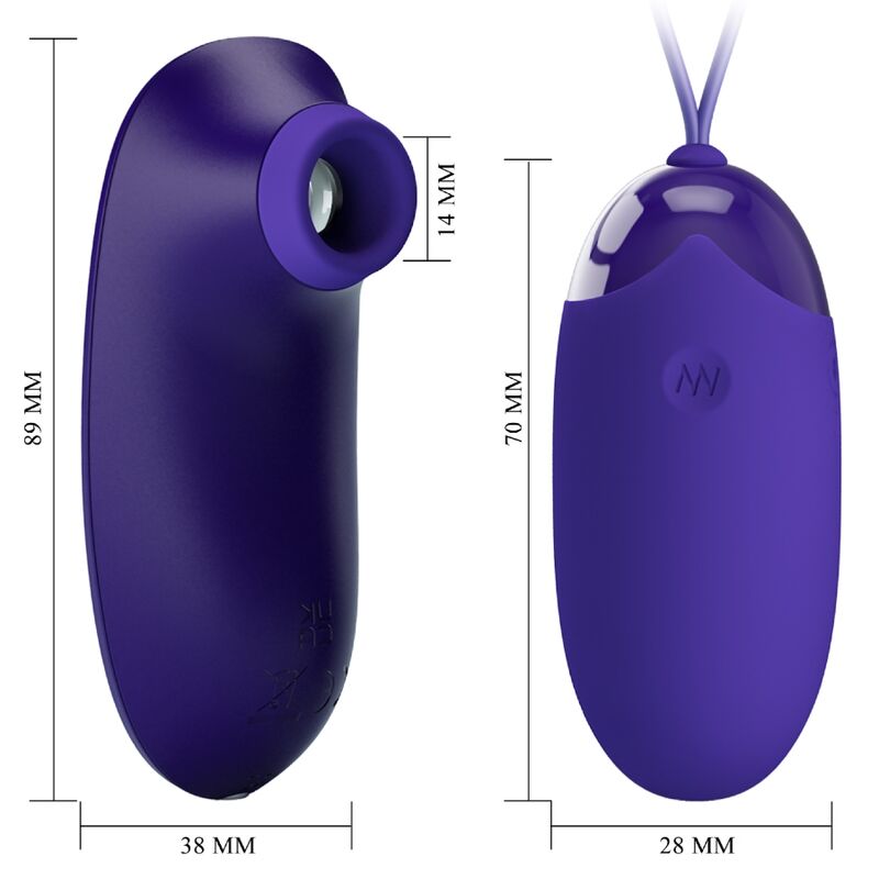 PRETTY LOVE - STIMULATOR AND PORTABLE EGG - 3