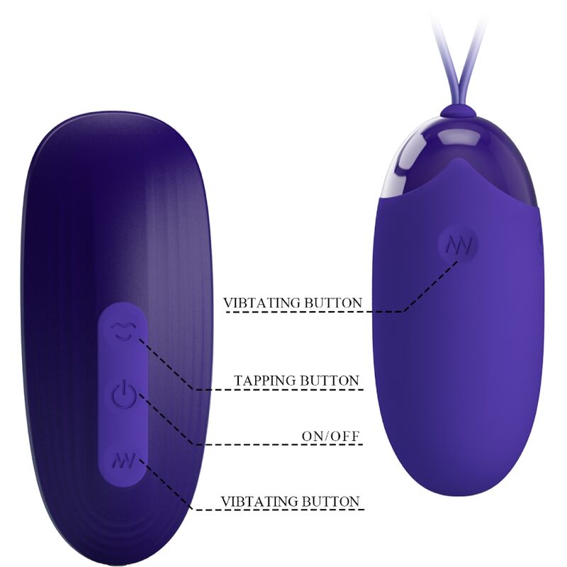 PRETTY LOVE - STIMULATOR AND PORTABLE EGG - 4