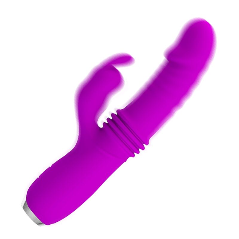 PRETTY LOVE - DOROTHY PURPLE RECHARGEABLE RABBIT VIBRATOR - 7
