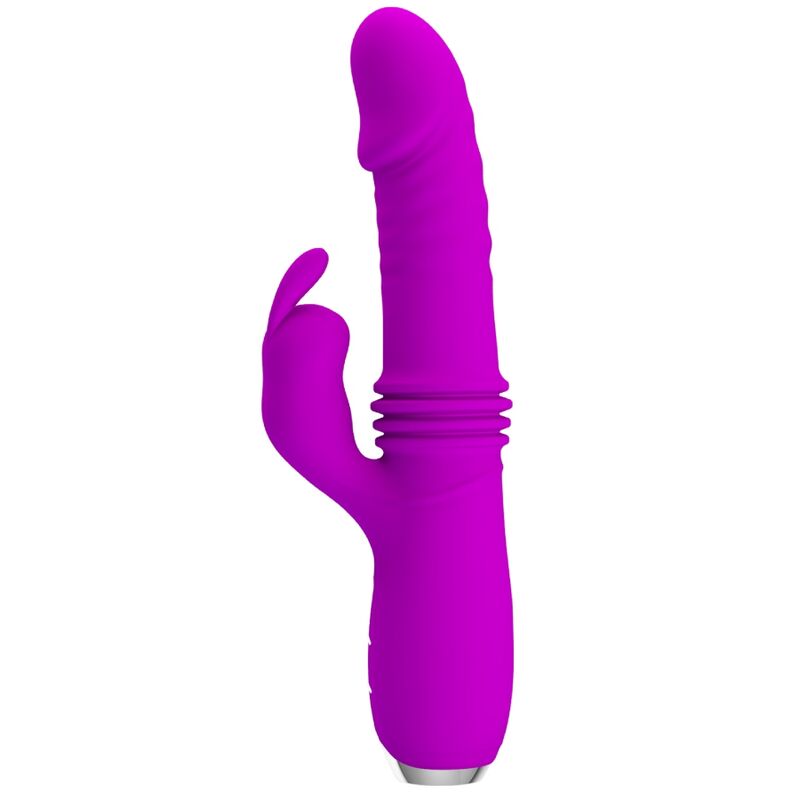 PRETTY LOVE - DOROTHY PURPLE RECHARGEABLE RABBIT VIBRATOR - 3
