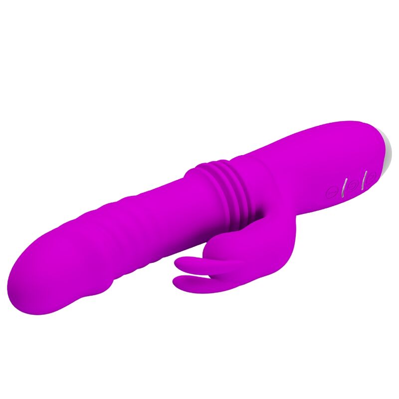 PRETTY LOVE - DOROTHY PURPLE RECHARGEABLE RABBIT VIBRATOR - 6