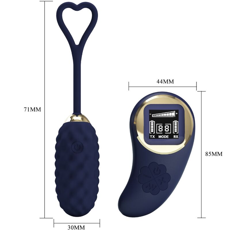 PRETTY LOVE - VIVIAN BLUE REMOTE CONTROL VIBRATING EGG - 5