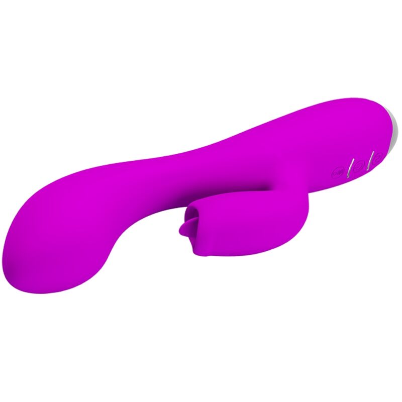 PRETTY LOVE - GLORIA RECHARGEABLE RABBIT VIBRATOR-WATERPROOF PURPLE - 9