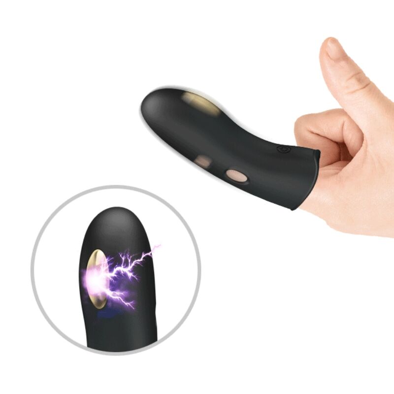 PRETTY LOVE - MARICO BLACK ELECTRO-STIMULATOR FINGER COVER - 12