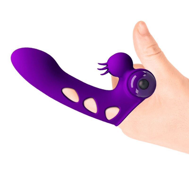 PRETTY LOVE - ORLANDO PURPLE VIBRATOR FINGER COVER - 4