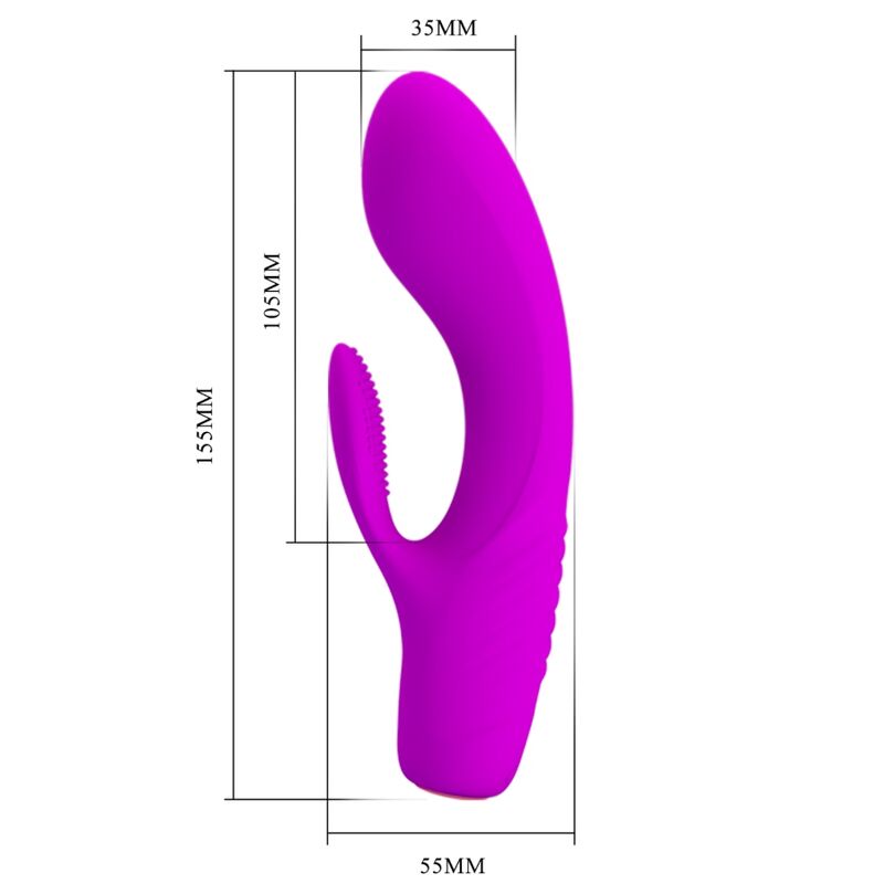 PRETTY LOVE - TIM PURPLE RECHARGEABLE VIBRATOR - 6
