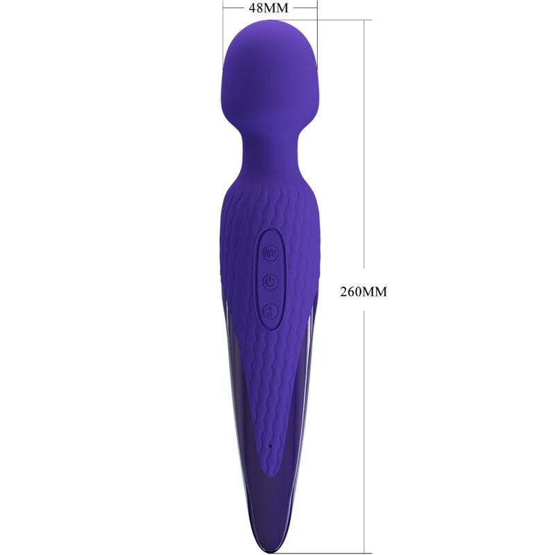 PRETTY LOVE - ANTONY YOUTH WAND VIBRATOR VIOLET HEAT EFFECT - 2