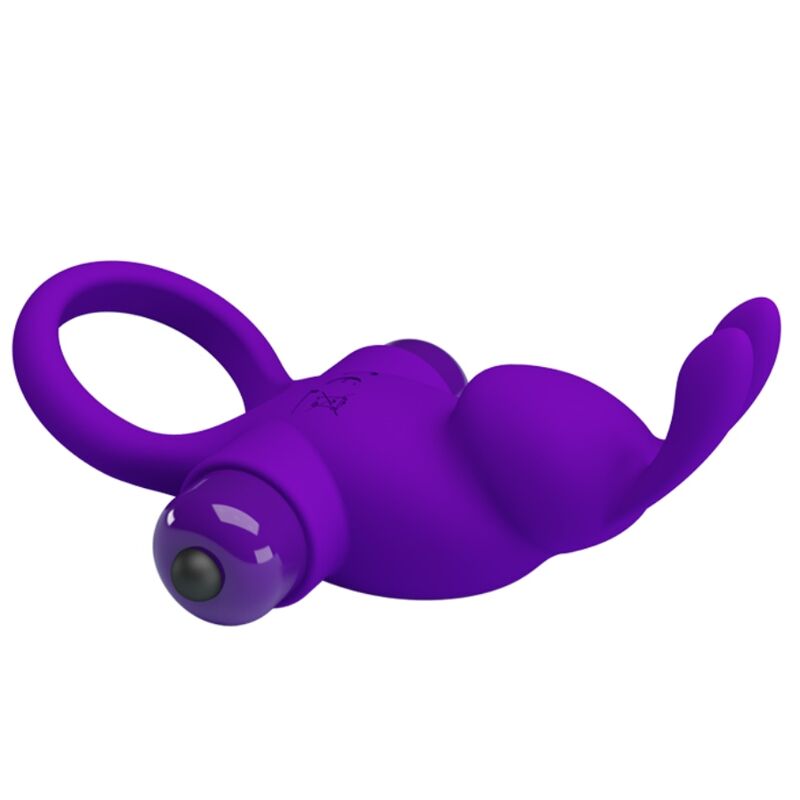 PRETTY LOVE - VIBRATOR RING I RABBIT FOR PURPLE PENIS - 8