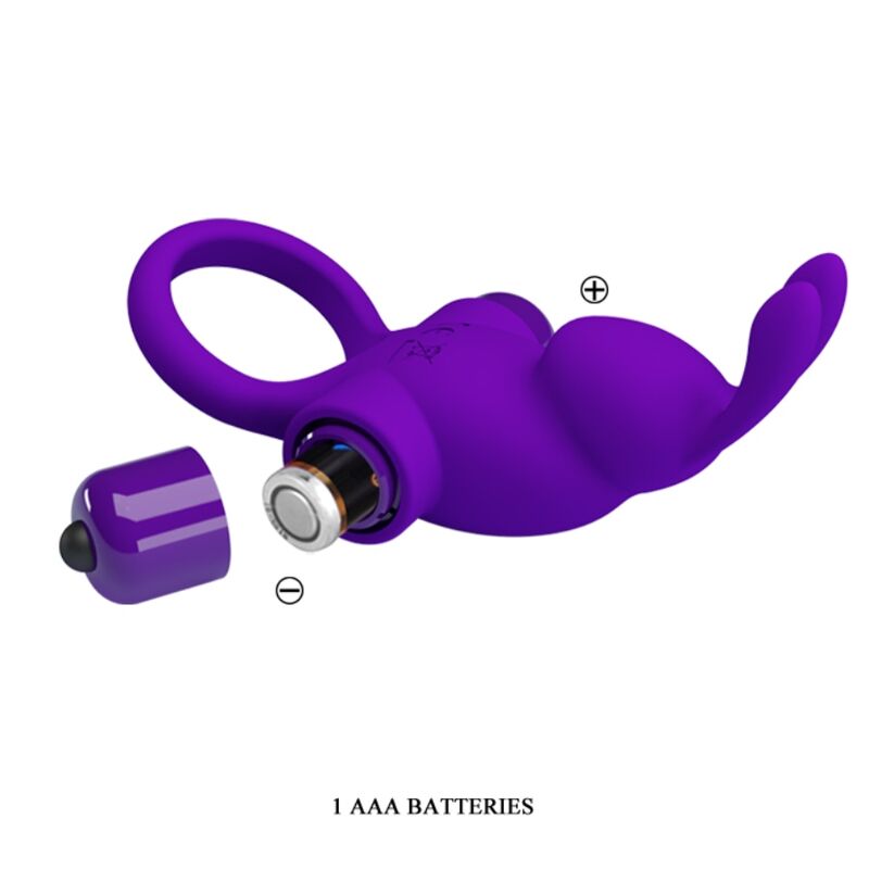 PRETTY LOVE - VIBRATOR RING I RABBIT FOR PURPLE PENIS - 7
