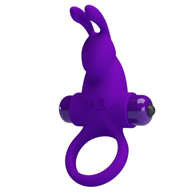 PRETTY LOVE - VIBRATOR RING I RABBIT FOR PURPLE PENIS - 5