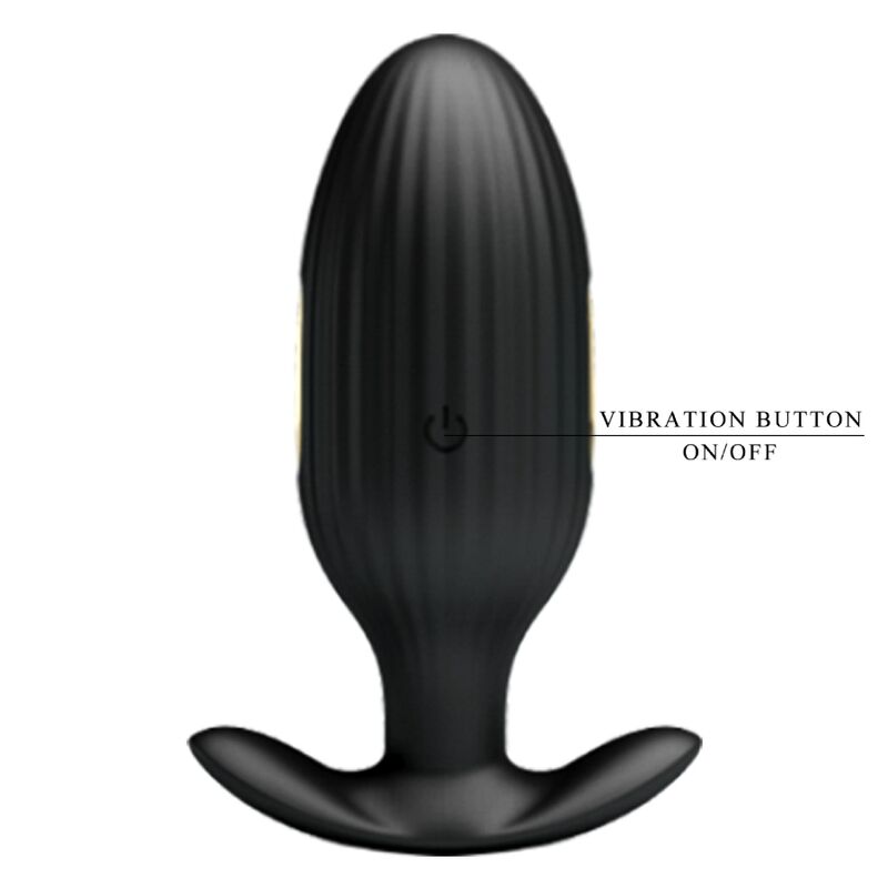 PRETTY LOVE - JEFFERSON APP CONTROLLED ANAL PLUG BLACK - 7