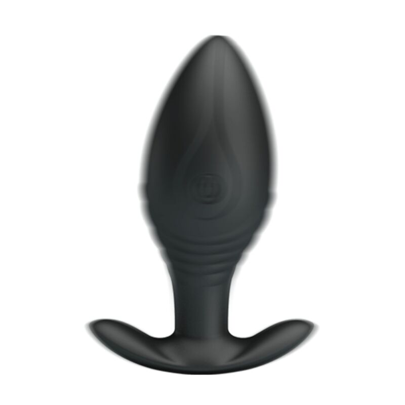 PRETTY LOVE - REGINA ANAL PLUG RECHARGEABLE VIBRATOR BLACK - 2