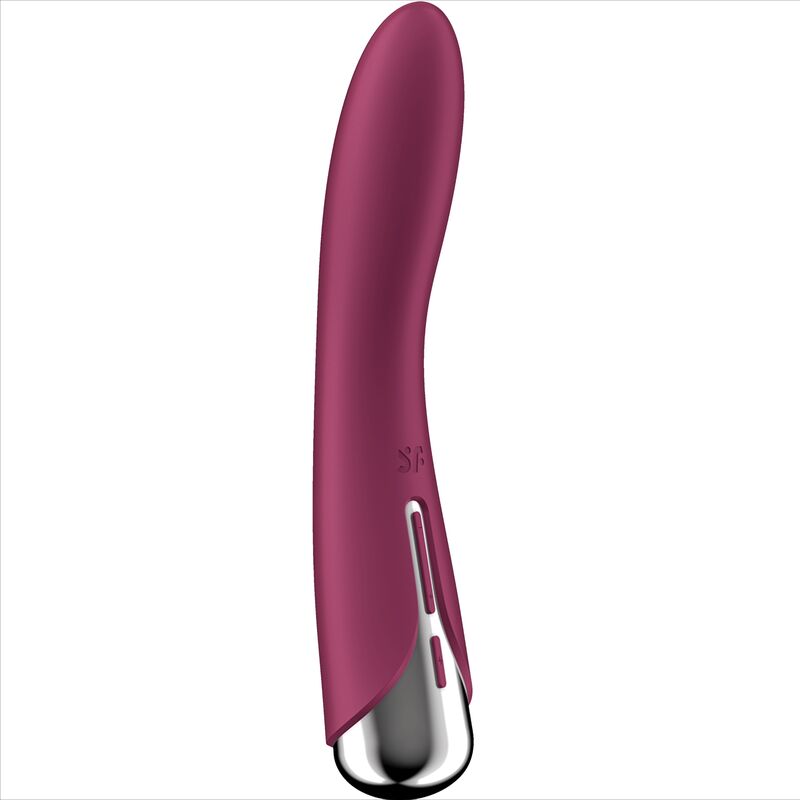 SATISFYER - SPINNING VIBE 1 G-SPOT BLUE ROTATOR VIBRATOR - RED - 1
