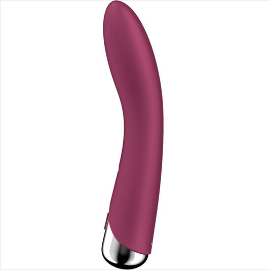SATISFYER - SPINNING VIBE 1 VIBRATEUR ROTATEUR POINT G ROUGE