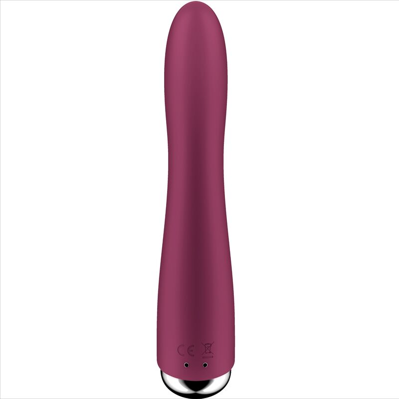 SATISFYER - SPINNING VIBE 1 G-SPOT BLUE ROTATOR VIBRATOR - RED - 4