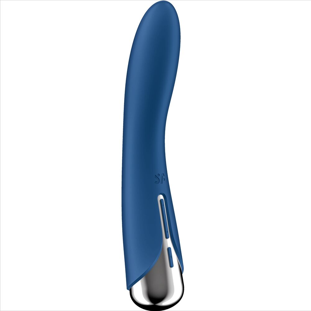 SATISFYER - SPINNING VIBE 1 G-SPOT BLUE ROTATOR VIBRATOR - BLUE - 21