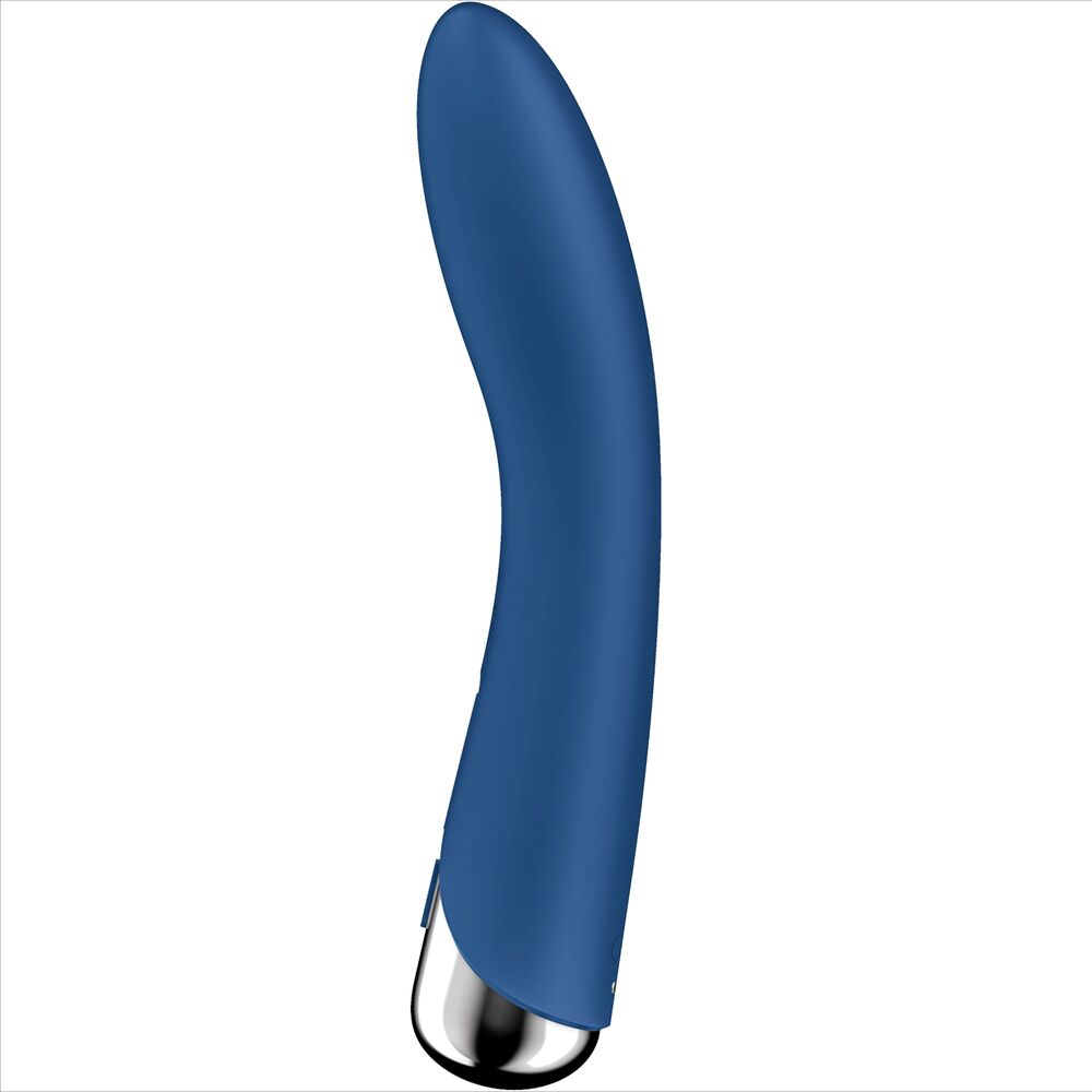 SATISFYER - SPINNING VIBE 1 G-SPOT BLUE ROTATOR VIBRATOR - BEIGE - 17